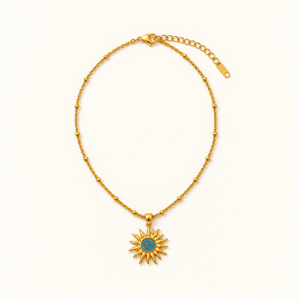 Solar Halo Pendant Necklace