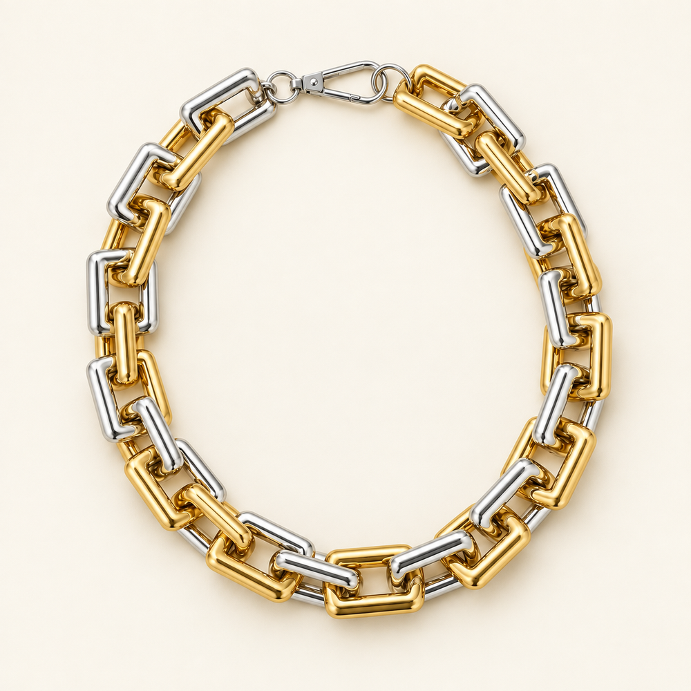 Sculpted Link Choker