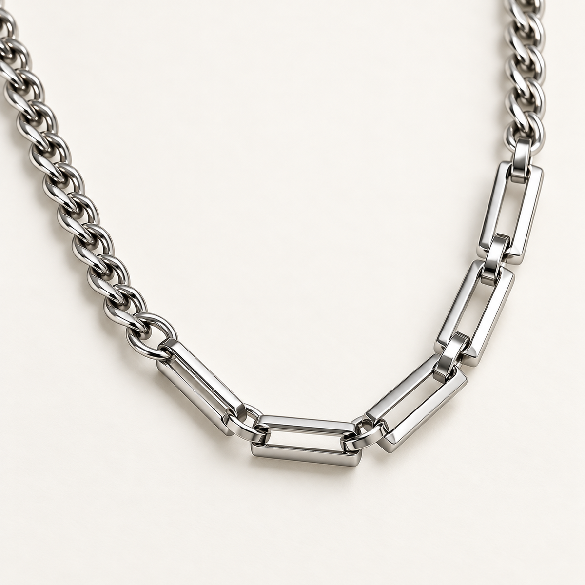 VEYRISSA Bar-Link Chain Necklace — alternate view