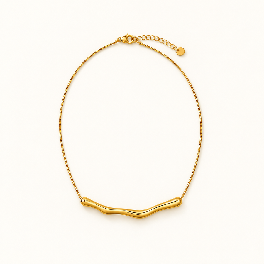 VEYRISSA Ripple Collar Necklace — product view