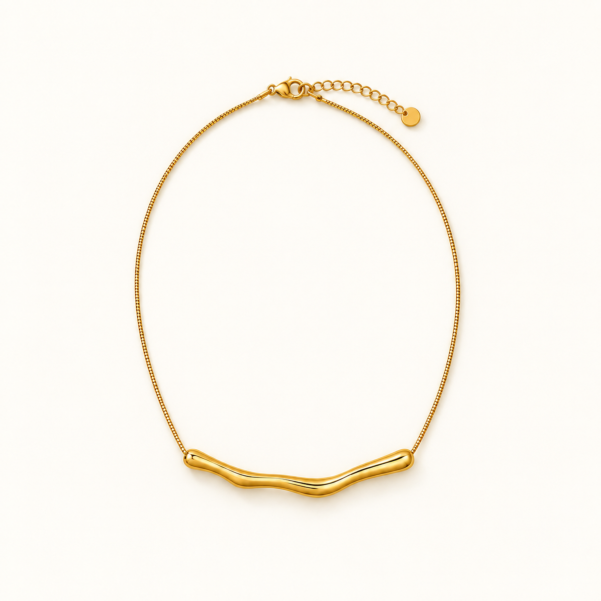 VEYRISSA Ripple Collar Necklace — product view