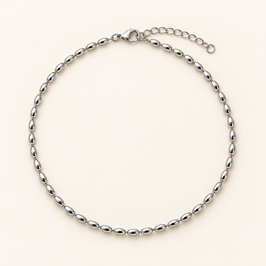 VEYRISSA Fine Bead Chain Choker — product view