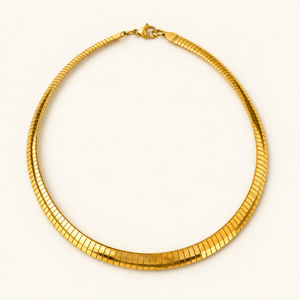 6mm Flat Snake Chain Choker