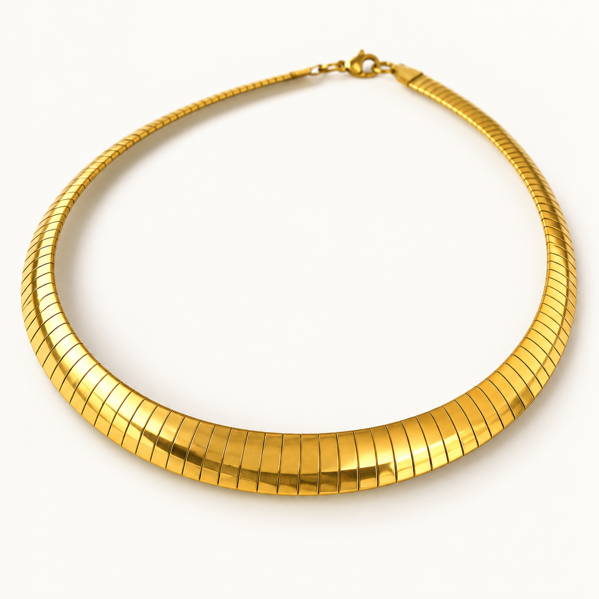 VEYRISSA 6mm Flat Snake Chain Choker — alternate view